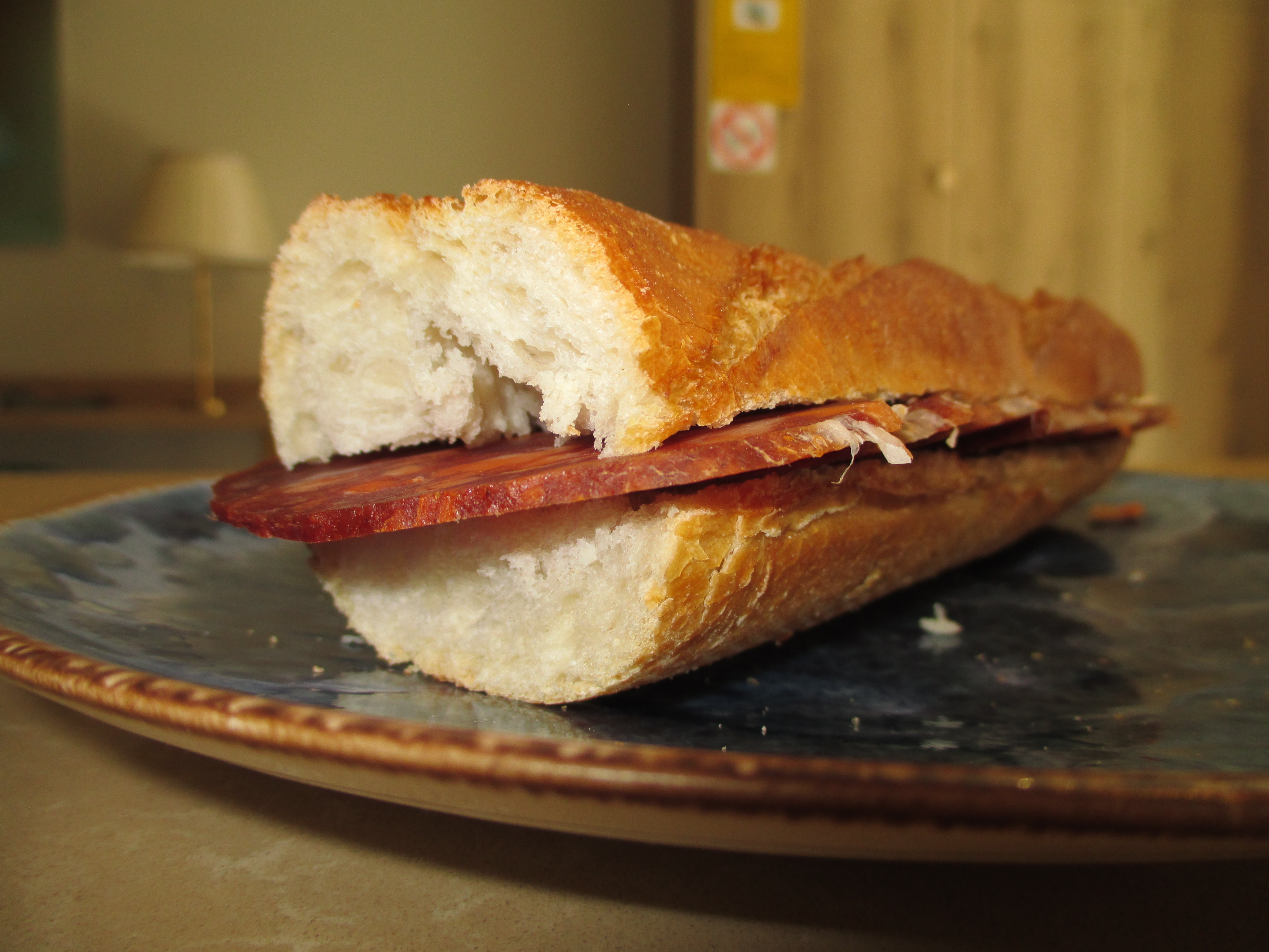 Bocadillo de chorizo ibérico